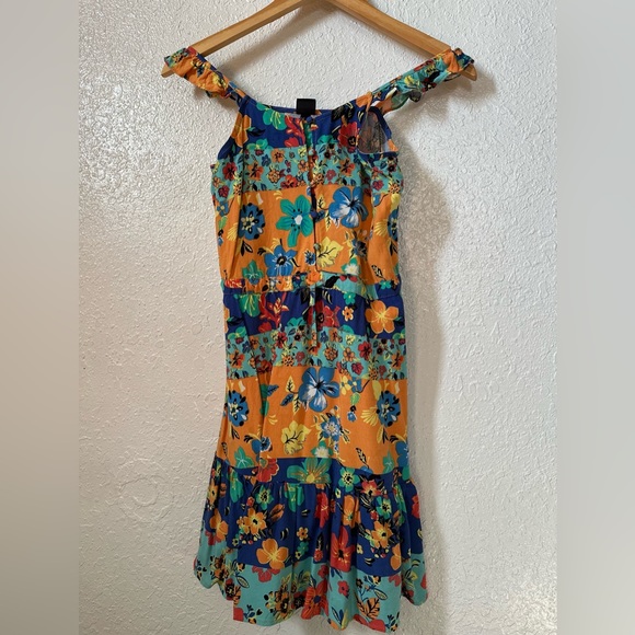 art class Dresses Women Dress Art Class Color Orange And Blue Size